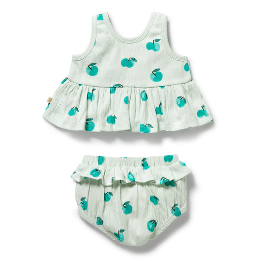 Wilson & Frenchy - Apple Papple Organic Ruffle Set
