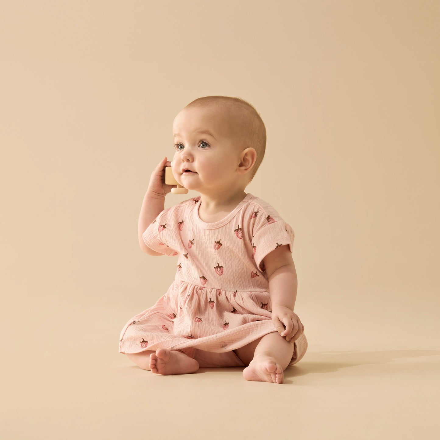 Wilson & Frenchy - Strawberry Kisses Organic Dress