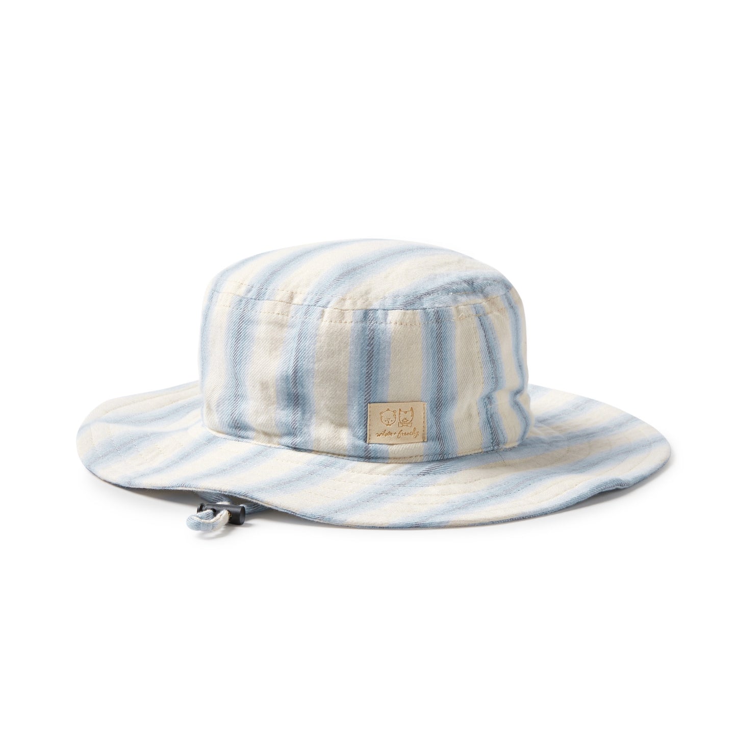 Wilson & Frenchy - Deep Blue Stripe Organic Sun Hat