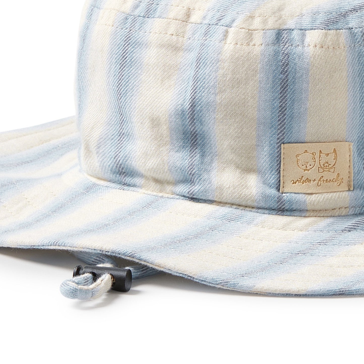 Wilson & Frenchy - Deep Blue Stripe Organic Sun Hat