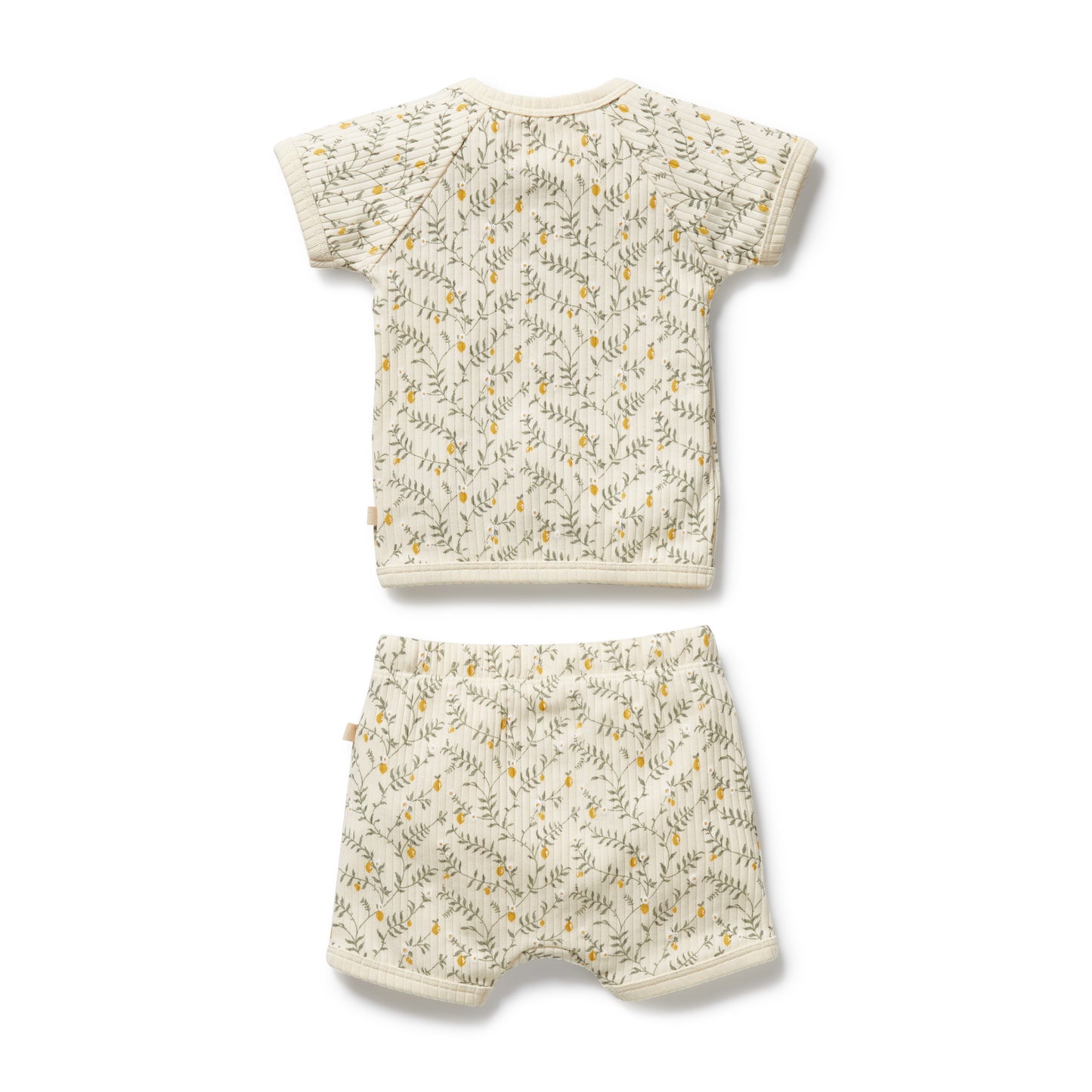 Wilson & Frenchy - Lemon Leaf Organic Kimono Set