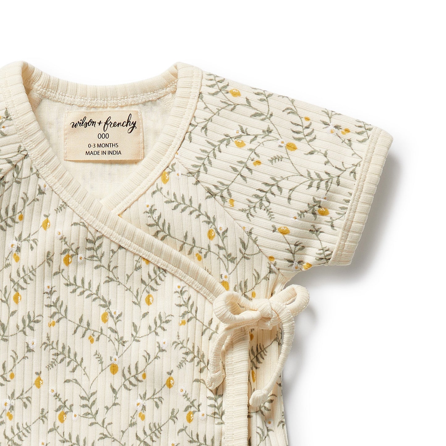 Wilson & Frenchy - Lemon Leaf Organic Kimono Set