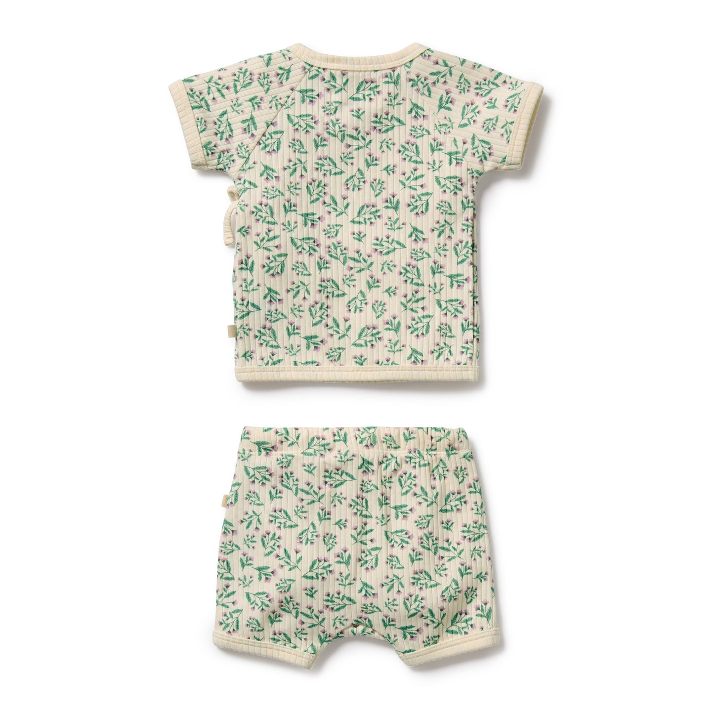 Wilson & Frenchy - Periwinkle Organic Kimono Set