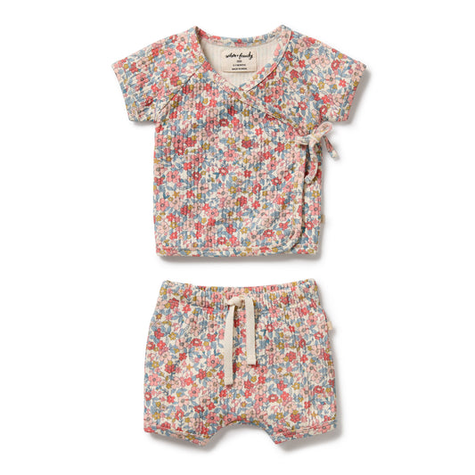 Wilson & Frenchy - Summer Bloom Organic Kimono Set