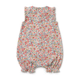 Wilson & Frenchy - Summer Bloom Organic Ruffle Zipsuit
