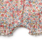 Wilson & Frenchy - Summer Bloom Organic Ruffle Zipsuit