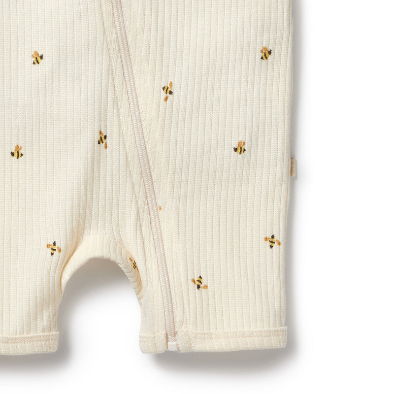 Wilson & Frenchy - Bee Mine Organic Boyleg Zipsuit