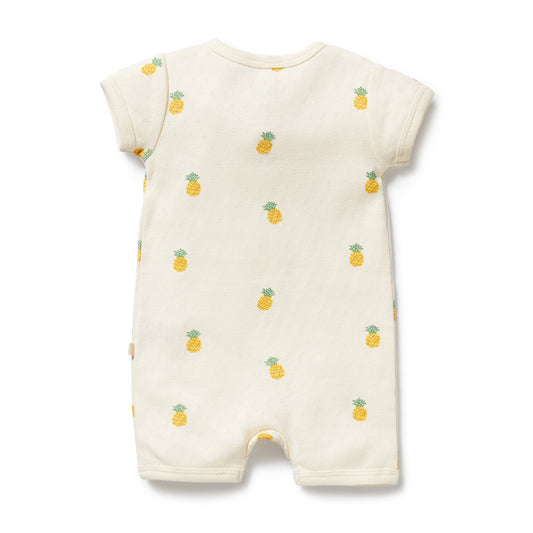 Wilson & Frenchy - Piney Pals Organic Pointelle Boyleg Zipsuit