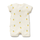 Wilson & Frenchy - Piney Pals Organic Pointelle Boyleg Zipsuit