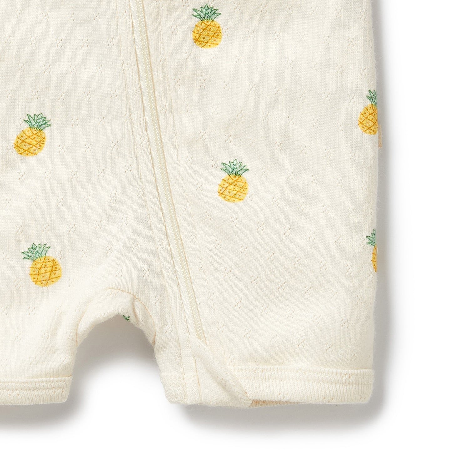 Wilson & Frenchy - Piney Pals Organic Pointelle Boyleg Zipsuit