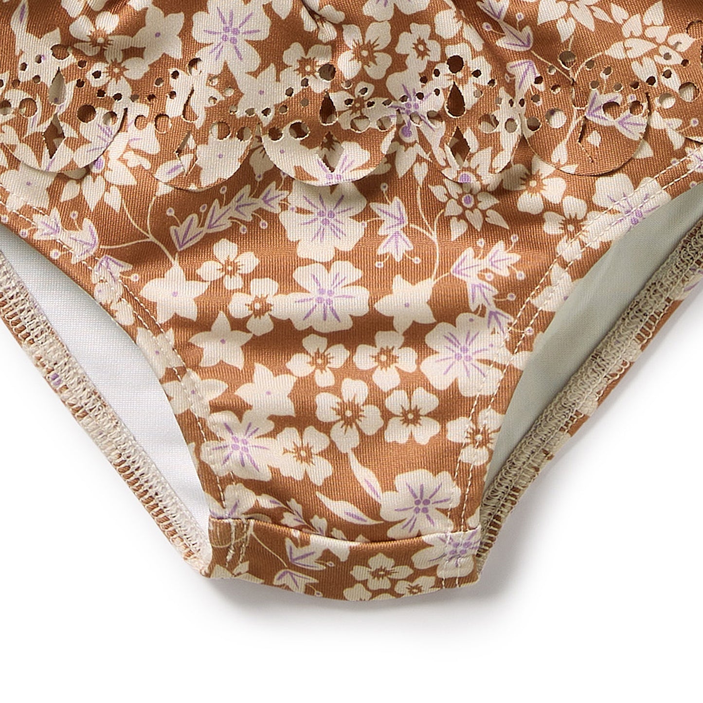 Wilson & Frenchy - Hazel Floral Cutwork Rashie Swimset