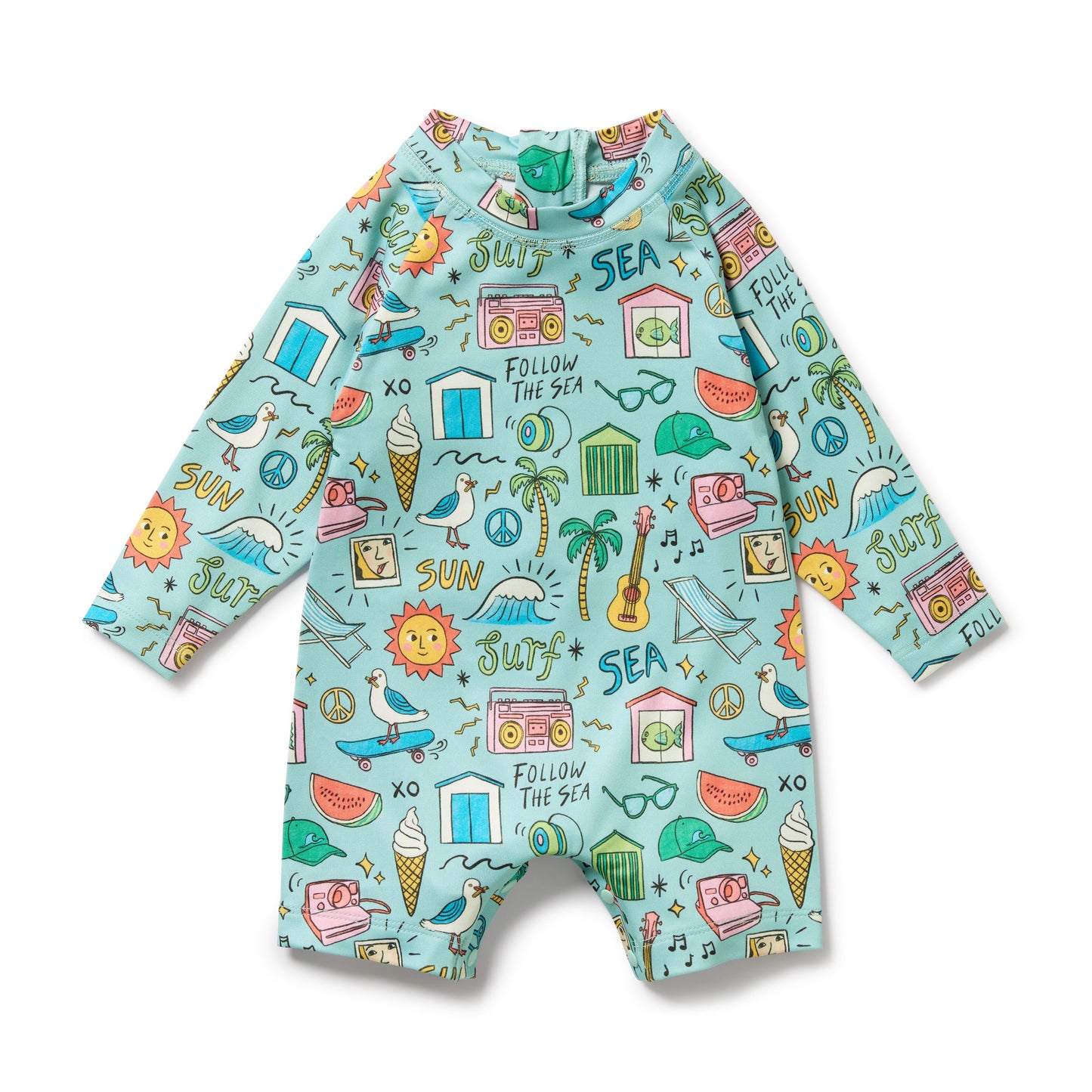 Wilson & Frenchy - Sun Surf & Sea One Piece Boyleg Swimsuit