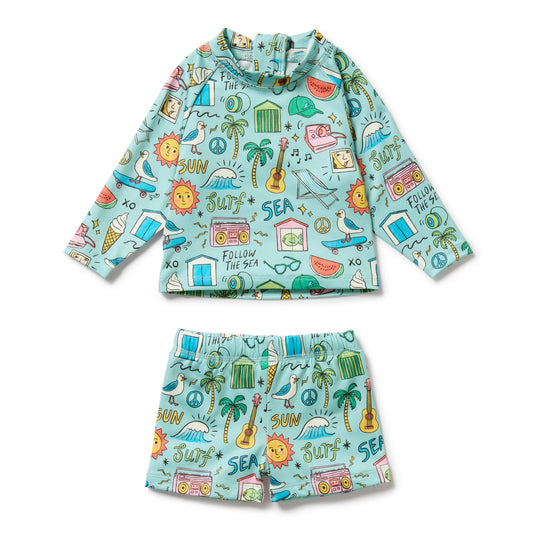 Wilson & Frenchy - Sun Surf & Sea Rashie Swim Set