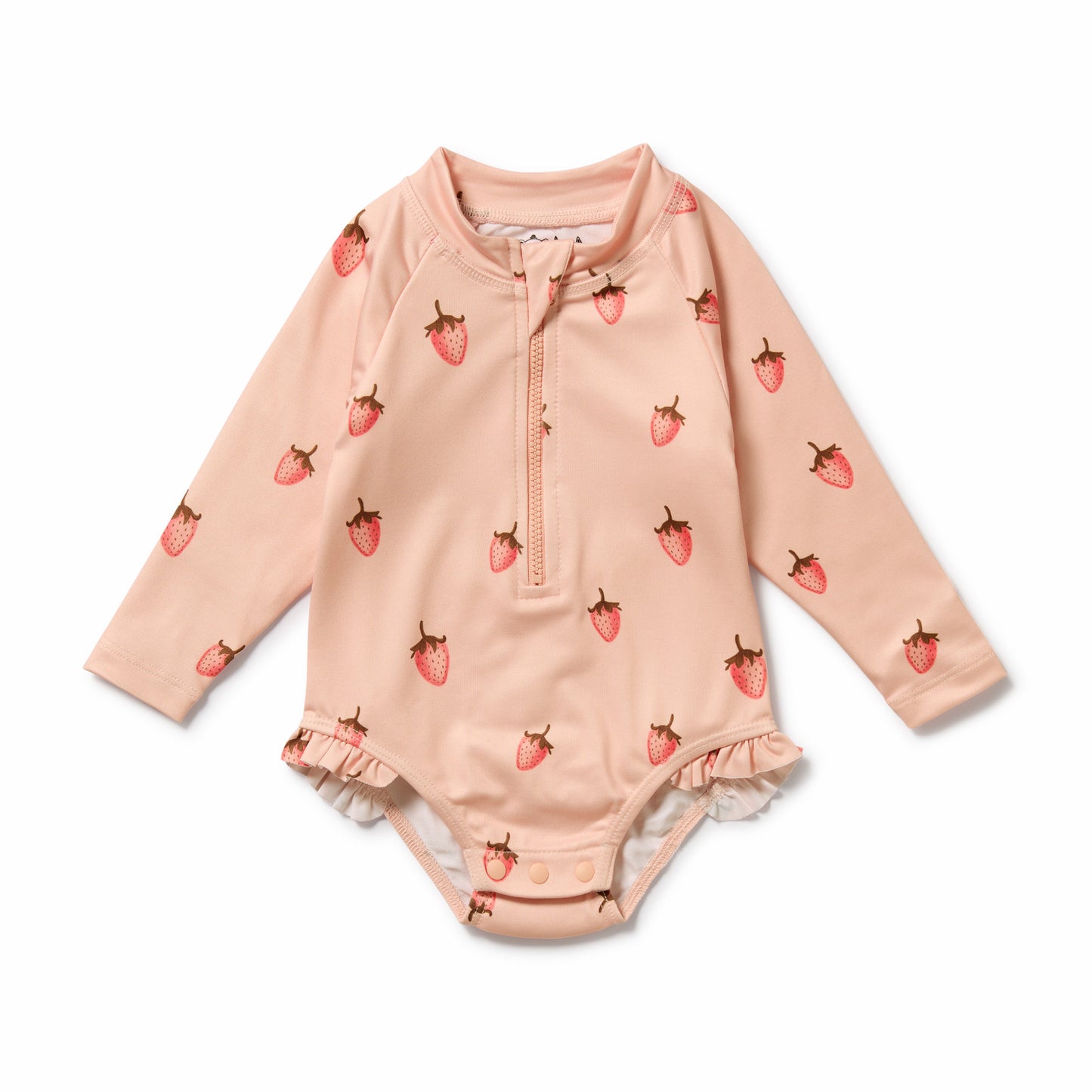 Wilson & Frenchy - Strawberry Kisses Long Sleeved Swimsuit