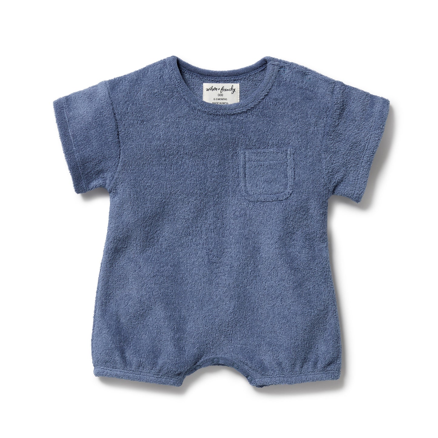 Wilson & Frenchy - Deep Blue Organic Terry Growsuit