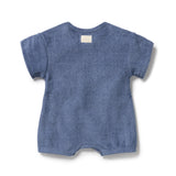 Wilson & Frenchy - Deep Blue Organic Terry Growsuit