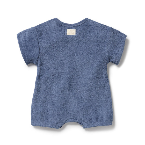 Wilson & Frenchy - Deep Blue Organic Terry Growsuit
