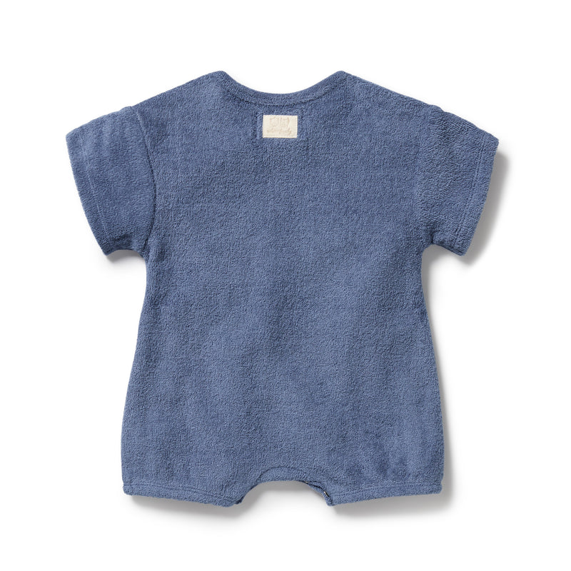Wilson & Frenchy - Deep Blue Organic Terry Growsuit