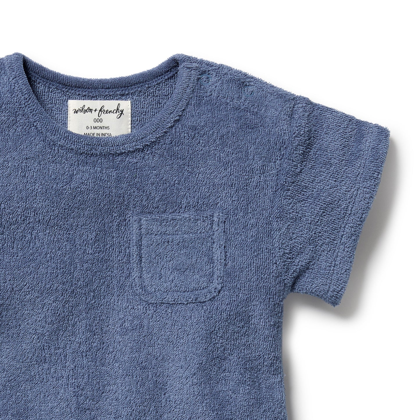 Wilson & Frenchy - Deep Blue Organic Terry Growsuit