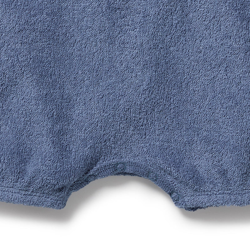 Wilson & Frenchy - Deep Blue Organic Terry Growsuit