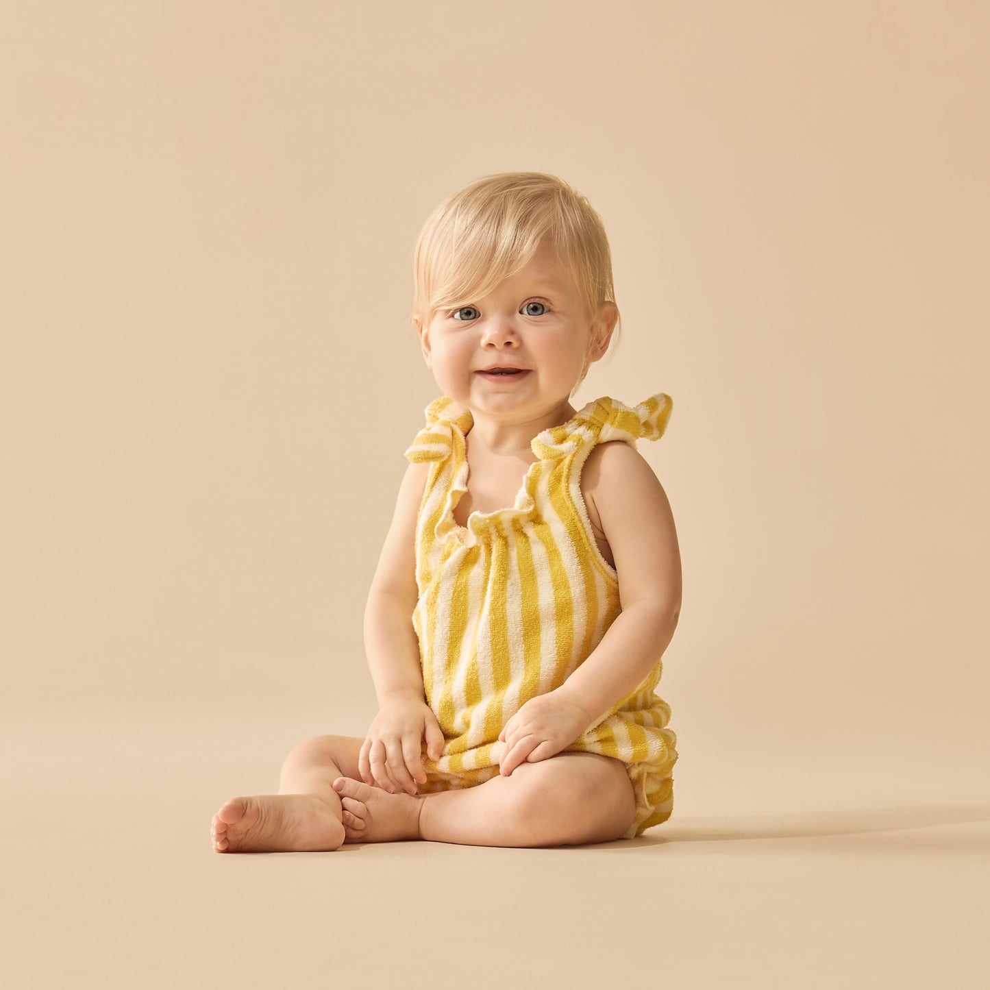 Wilson & Frenchy - Honey Wave Organic Terry Tie Playsuit