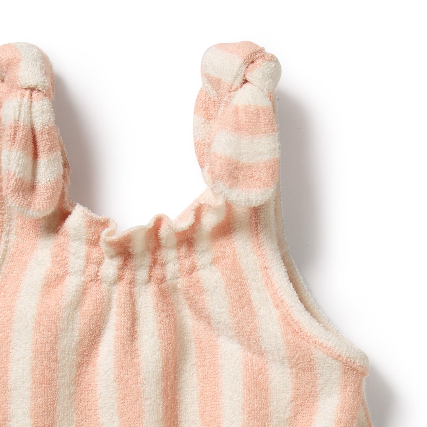 Wilson & Frenchy - Strawberry Wave Organic Terry Tie Playsuit