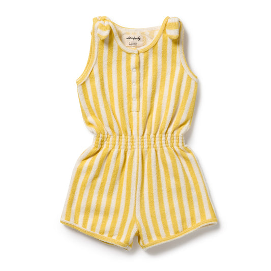 Wilson & Frenchy - Honey Wave Organic Terry Playsuit