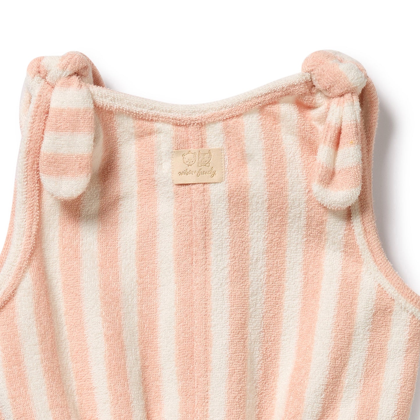 Wilson & Frenchy - Strawberry Wave Organic Terry Playsuit