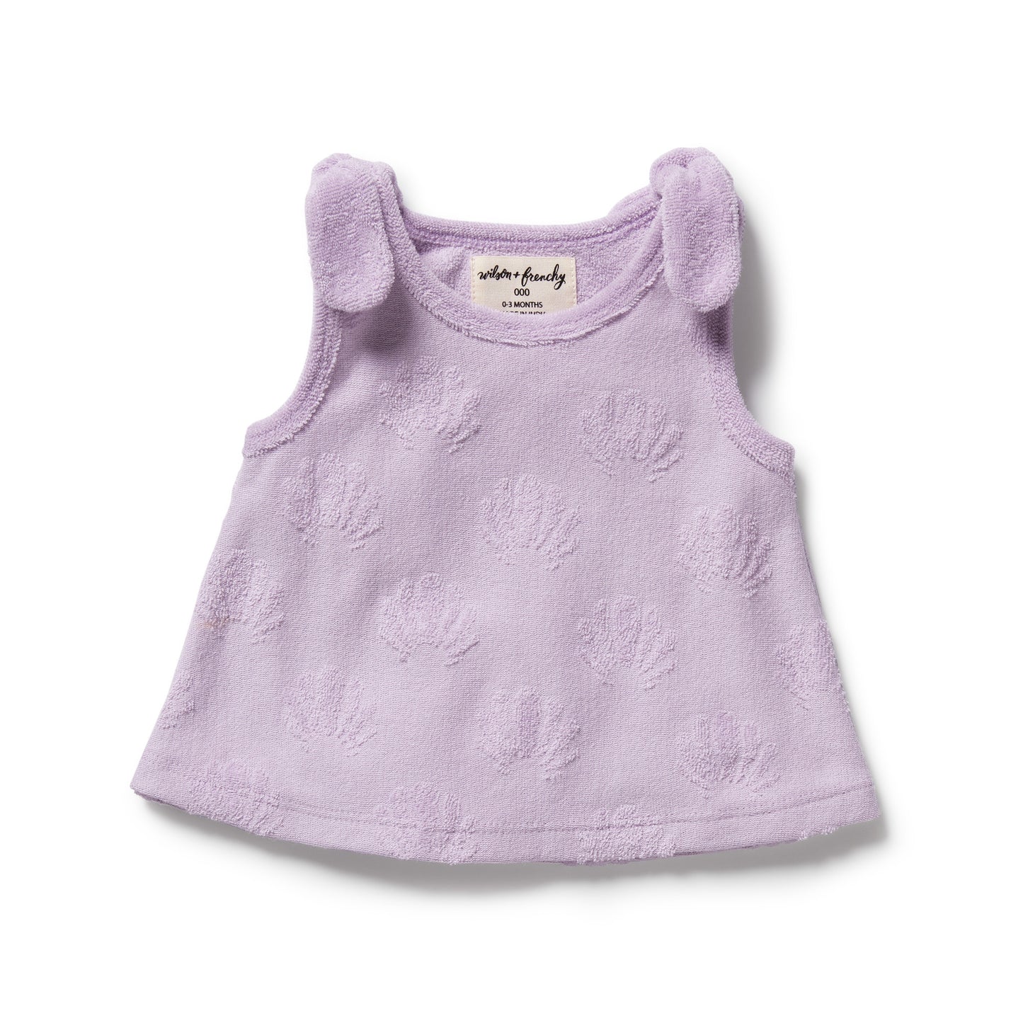 Wilson & Frenchy - Lavender Shells Organic Terry Singlet