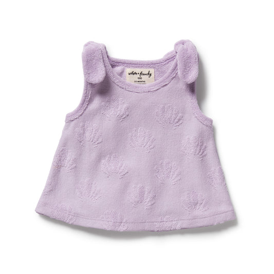 Wilson & Frenchy - Lavender Shells Organic Terry Singlet