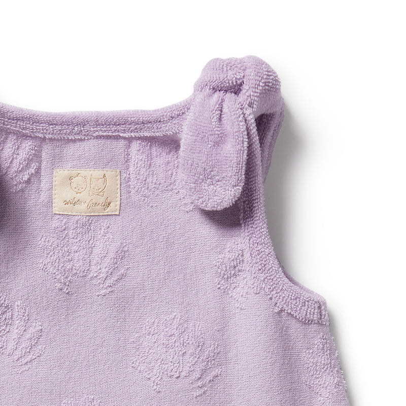 Wilson & Frenchy - Lavender Shells Organic Terry Singlet