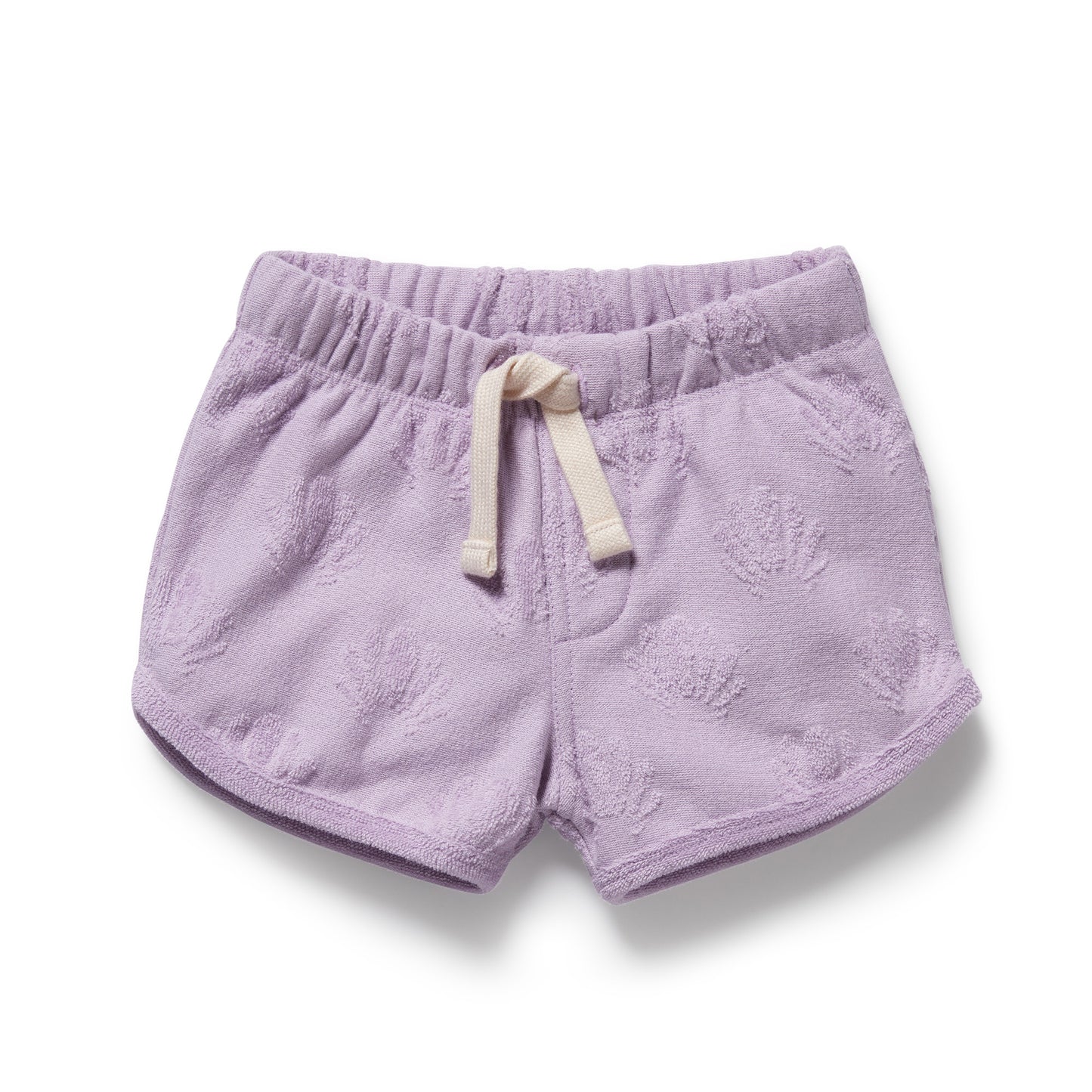 Wilson & Frenchy - Lavender Shells Organic Terry Tie Short