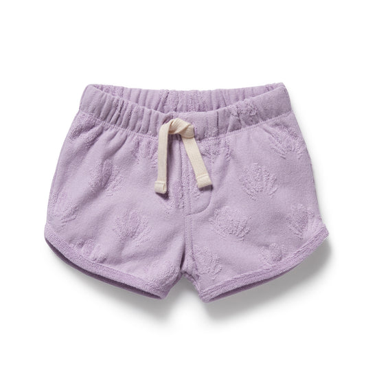 Wilson & Frenchy - Lavender Shells Organic Terry Tie Short
