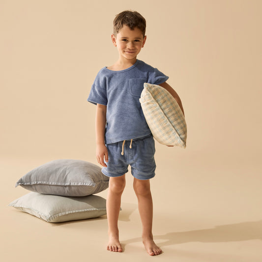Wilson & Frenchy - Deep Blue Organic Terry Short