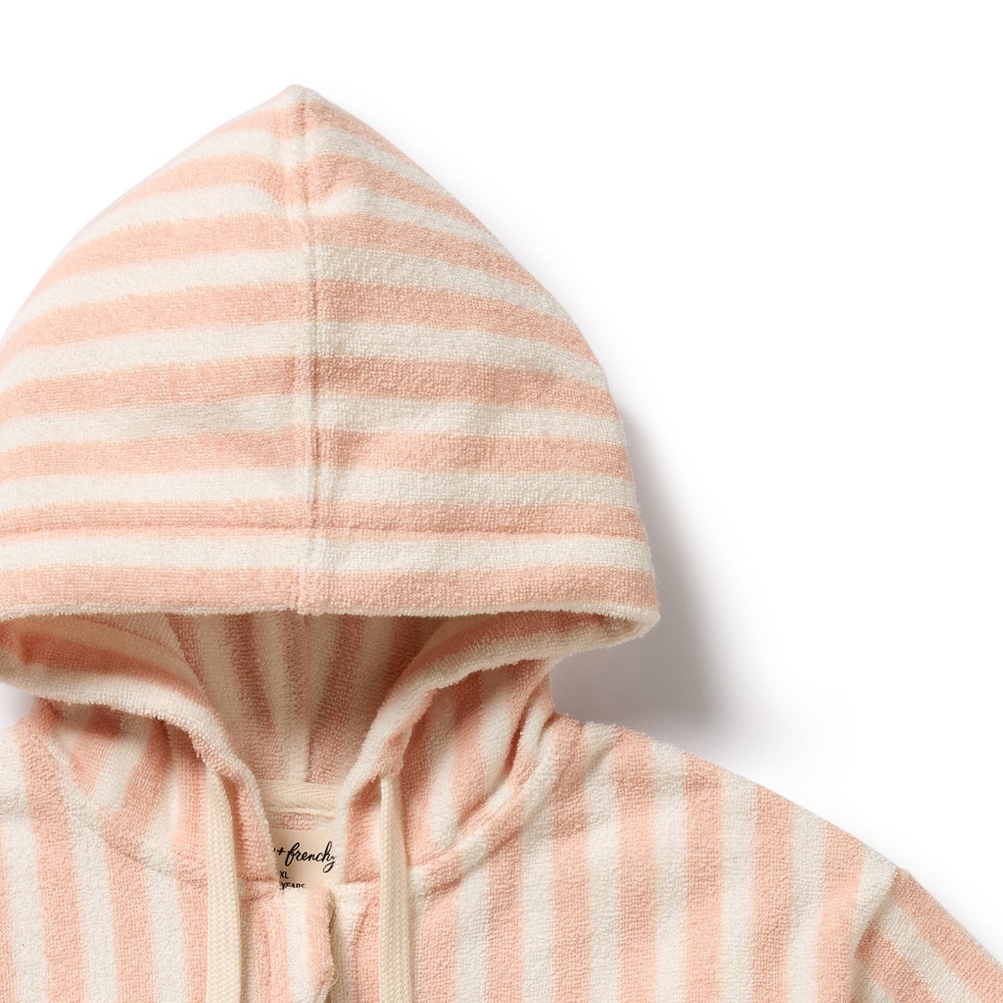 Wilson & Frenchy - Strawberry Wave Organic Terry Hooded Towel