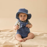 Wilson & Frenchy - Deep Blue Organic Terry Overall