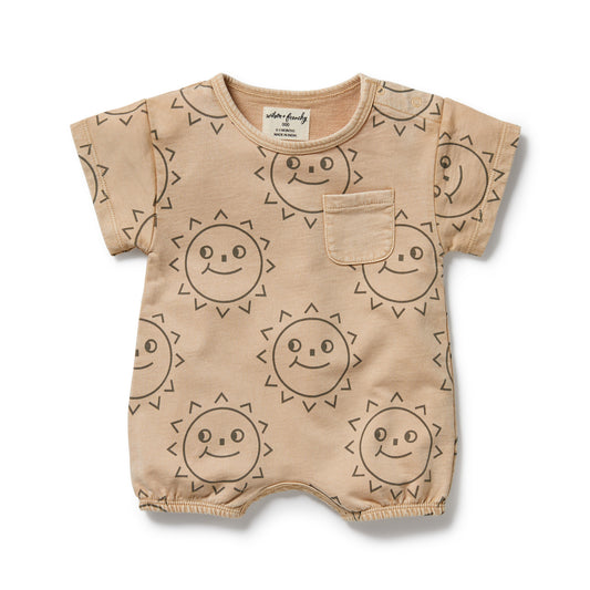 Wilson & Frenchy - Happy Days Organic Sweat Growsuit