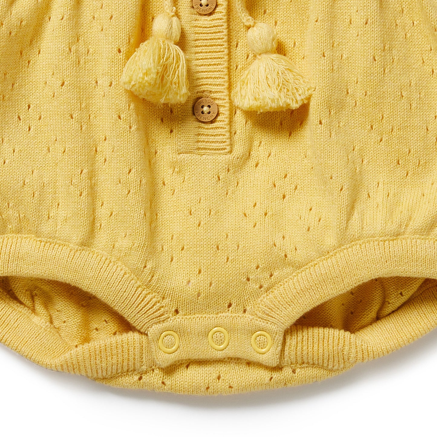 Wilson & Frenchy - Sunny Sorbet Organic Knitted Tie Bodysuit