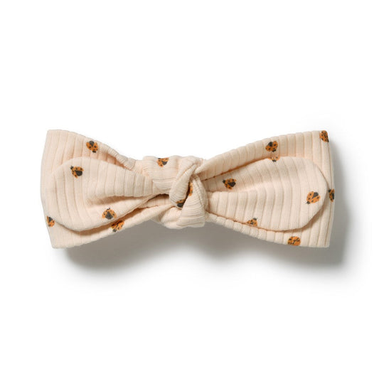 Wilson & Frenchy Little Lady Bugs Organic Cotton Baby Headband