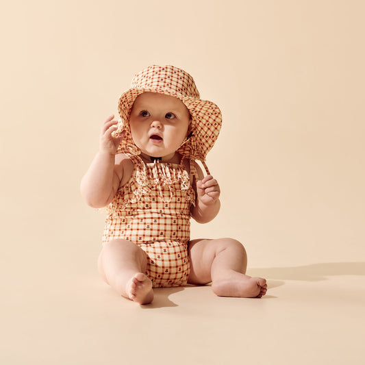 Wilson & Frenchy Checkerberry Swim Sun Hat