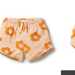 Wilson & Frenchy Daisy Glow Organic Terry Tie Shorts