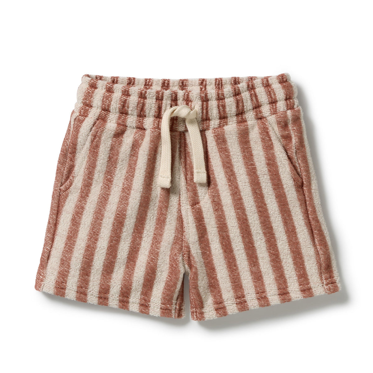 Wilson & Frenchy Cherry Cola Stripe Organic Terry Short