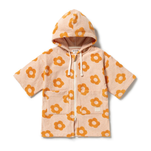 Wilson & Frenchy Daisy Glow Organic Terry Hooded Towel