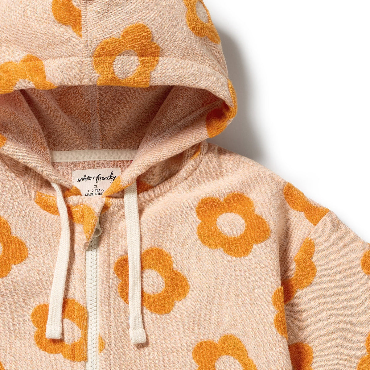 Wilson & Frenchy Daisy Glow Organic Terry Hooded Towel