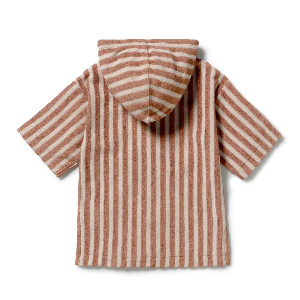 Wilson & Frenchy Cherry Cola Stripe Organic Terry Hooded Towel