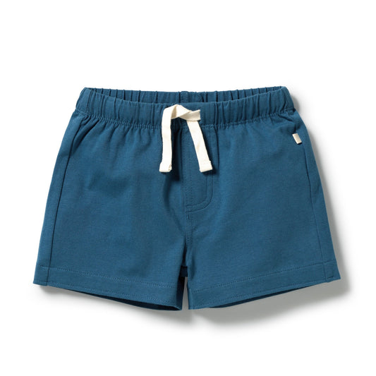 Wilson & Frenchy Bright Blue Organic Tie Front Short