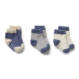 Wilson & Frenchy - Rain Drop 3 Pack Baby Socks