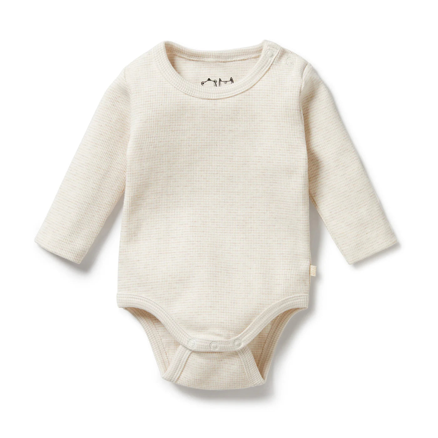 Wilson & Frenchy - Oatmeal Organic Rib Bodysuit