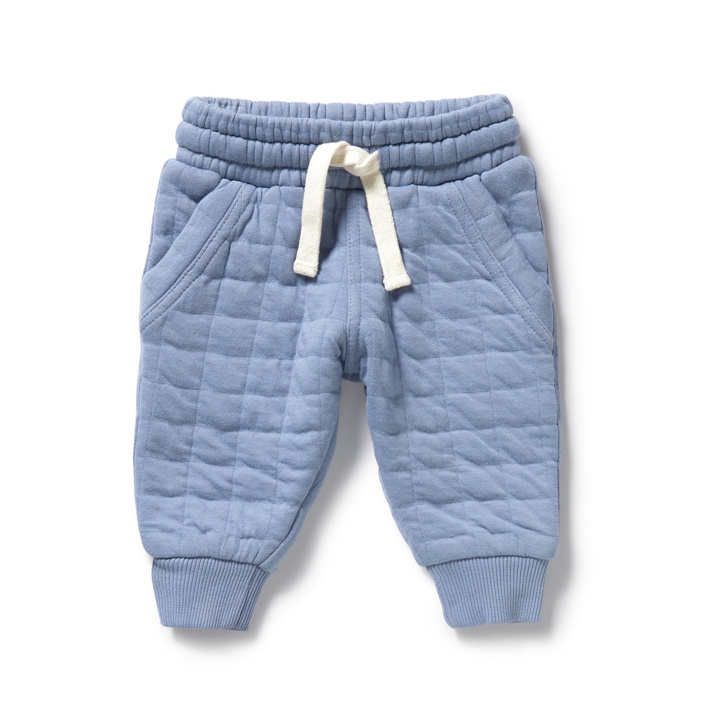 Wilson & Frenchy - Sky Blue Organic Quilted Sweat Pant