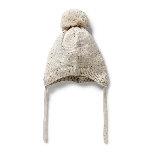 Wilson & Frenchy - Cookie and Cream Organic Knitted Bonnet